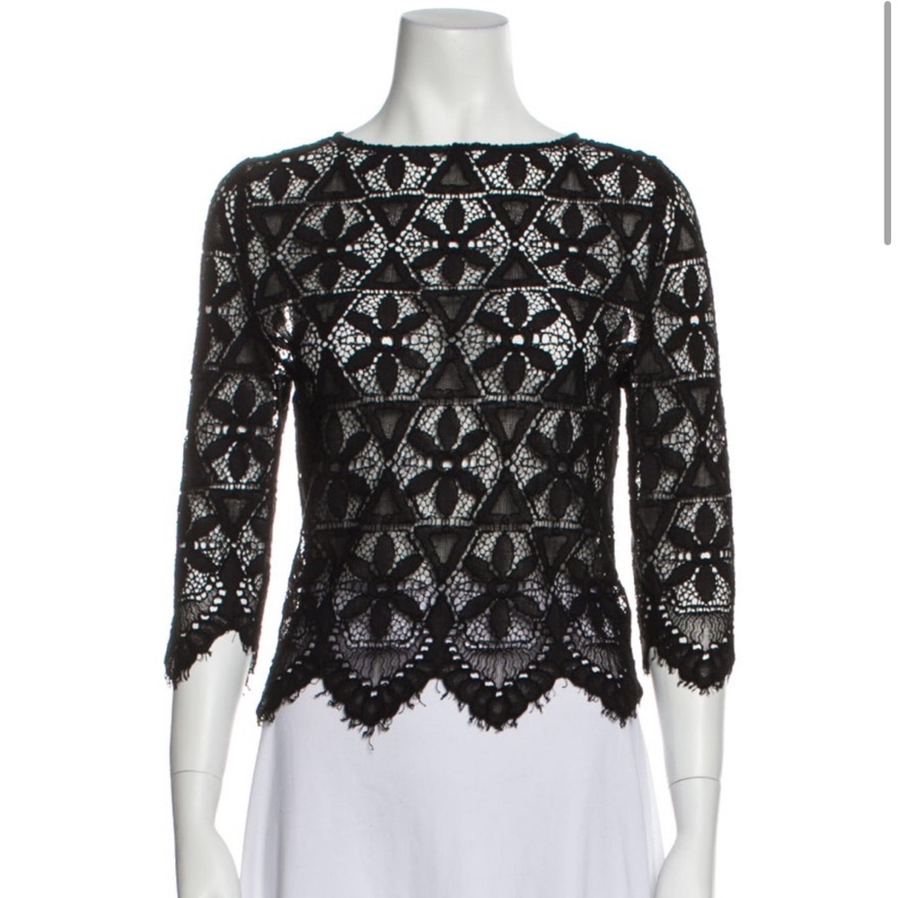 FRAME Lace Top